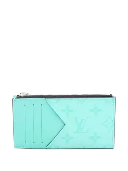 Louis Vuitton Pre-Owned: Зелёный кошелёк 