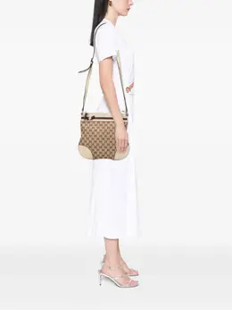 Gucci Pre-Owned: Коричневая сумка через плечо 