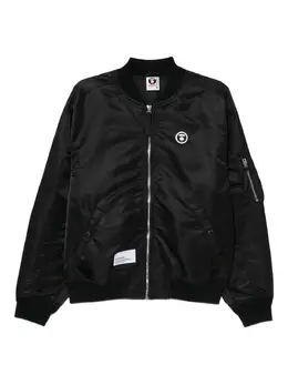 AAPE BY *A BATHING APE®: Чёрная куртка 