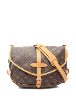 Louis Vuitton Pre-Owned: Коричневая сумка через плечо 