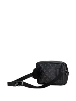 Louis Vuitton Pre-Owned: Чёрная поясная сумка 