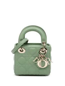 Christian Dior Pre-Owned: Зелёная сумка 
