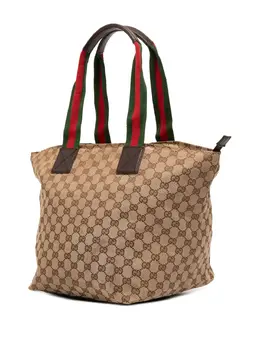 Gucci Pre-Owned: Коричневая сумка-шоппер 