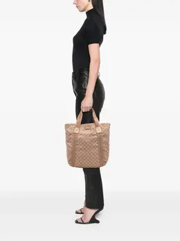 Gucci Pre-Owned: Коричневая сумка-шоппер 