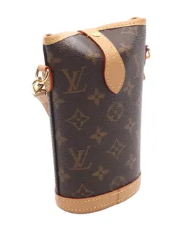 Louis Vuitton Pre-Owned: Коричневая сумка через плечо 