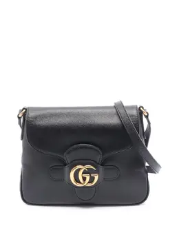 Gucci Pre-Owned: Чёрная сумка через плечо 