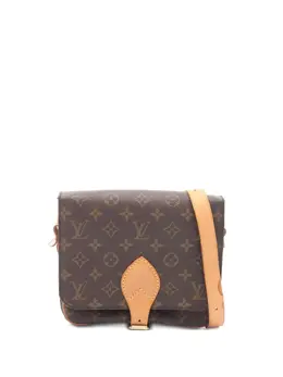 Louis Vuitton Pre-Owned: Коричневая сумка через плечо 
