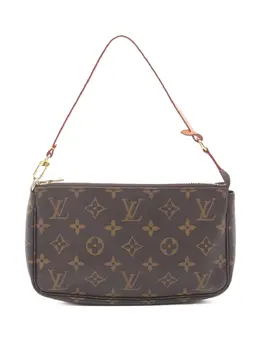 Louis Vuitton Pre-Owned: Коричневый клатч 