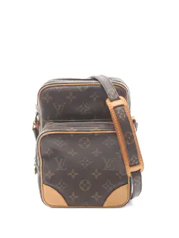 Louis Vuitton Pre-Owned: Коричневая сумка через плечо 