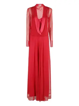Alberta Ferretti: Шёлковое платье 