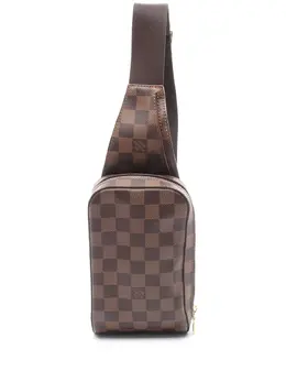 Louis Vuitton Pre-Owned: Коричневая сумка через плечо 