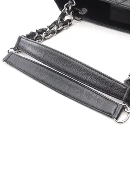 CHANEL Pre-Owned: Чёрная сумка-шоппер 