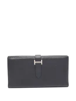 Hermès Pre-Owned: Чёрный кошелёк 