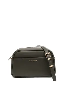 Michael Kors: Сумка через плечо  Jet Set цвета хаки