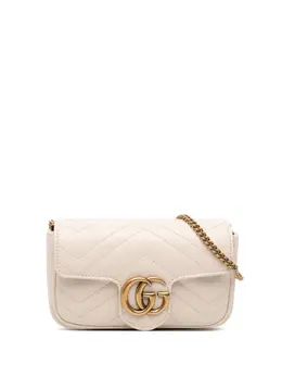 Gucci Pre-Owned: Белая сумка через плечо 