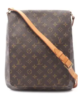 Louis Vuitton Pre-Owned: Коричневая сумка через плечо 