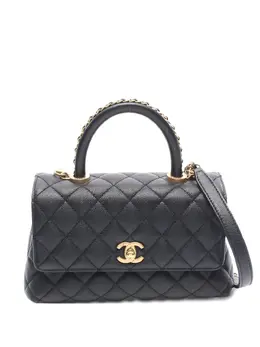 CHANEL Pre-Owned: Чёрная сумка 