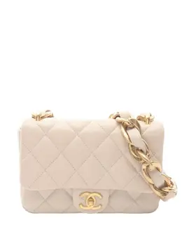 CHANEL Pre-Owned: Коричневая сумка 