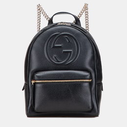 Gucci: Чёрный рюкзак  Soho