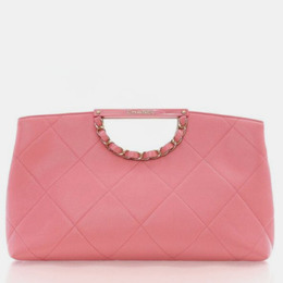 Chanel: Розовый клатч 