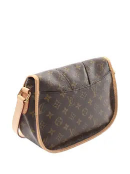 Louis Vuitton Pre-Owned: Коричневая сумка через плечо 