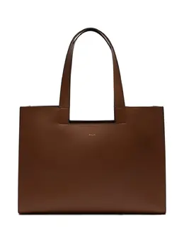 Bally: Коричневая сумка-шоппер 