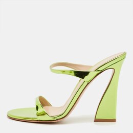 Gianvito Rossi: Зелёные сандалии  Aura