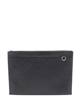 Louis Vuitton Pre-Owned: Чёрный клатч 