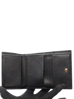 Gucci Pre-Owned: Чёрный кошелёк 
