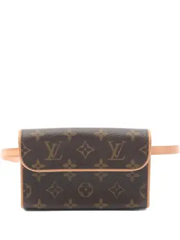 Louis Vuitton Pre-Owned: Коричневая поясная сумка 