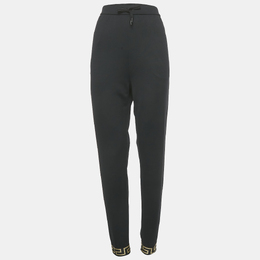 Versace: Чёрные брюки  Greca