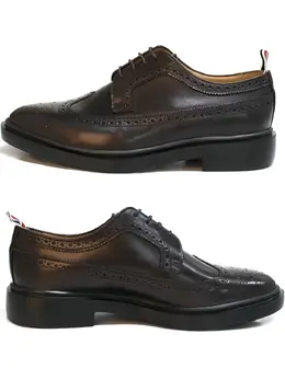 Thom Browne: Коричневые туфли 