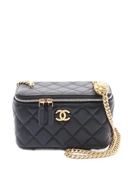 CHANEL Pre-Owned: Чёрная сумка 