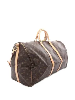 Louis Vuitton Pre-Owned: Коричневая дорожная сумка 
