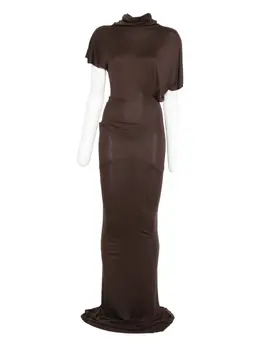 Rick Owens Lilies: Драпированное платье 