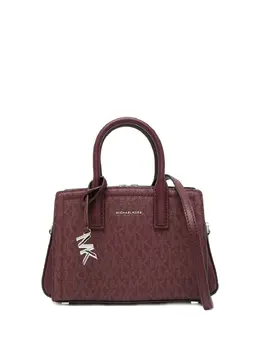 Michael Kors: Бордовая сумка-шоппер 