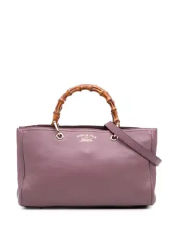Gucci Pre-Owned: Фиолетовая сумка-шоппер 