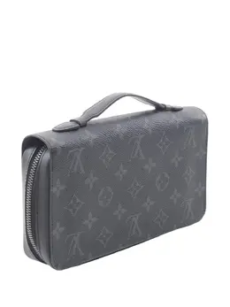 Louis Vuitton Pre-Owned: Чёрный кошелёк 