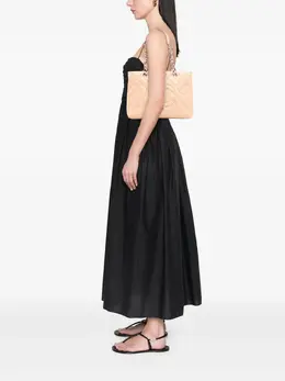 CHANEL Pre-Owned: Коричневая сумка-шоппер 