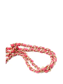 CHANEL Pre-Owned: Розовая сумка через плечо 