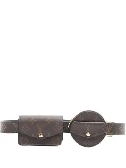 Louis Vuitton Pre-Owned: Коричневая поясная сумка 