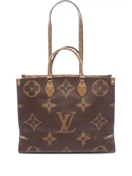 Louis Vuitton Pre-Owned: Коричневая сумка-шоппер 