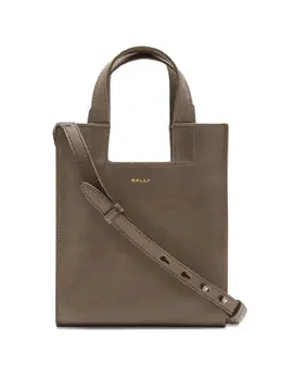 Bally: Коричневая сумка-шоппер 