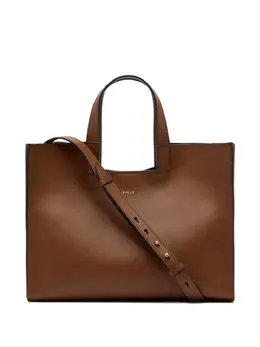 Bally: Коричневая сумка-шоппер 