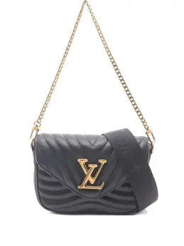 Louis Vuitton Pre-Owned: Чёрная сумка 