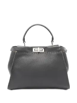 Fendi Pre-Owned: Тёмная сумка 