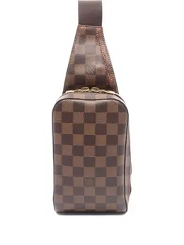 Louis Vuitton Pre-Owned: Коричневая сумка через плечо 