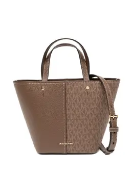 Michael Kors: Коричневая сумка-шоппер 