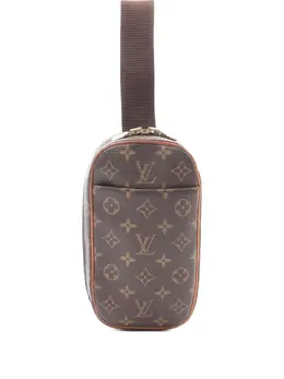 Louis Vuitton Pre-Owned: Коричневая сумка через плечо 