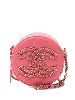 CHANEL Pre-Owned: Розовая сумка 